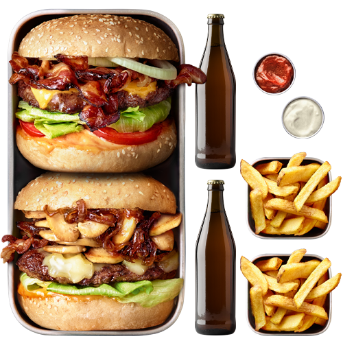 Burger & Bier Sixpack