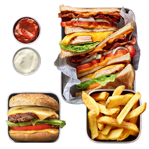 Chicken Club Sandwich Box