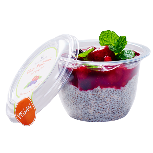 Beeren Chia Pudding