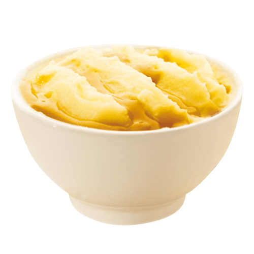 Kartoffelpüree mit Sauce