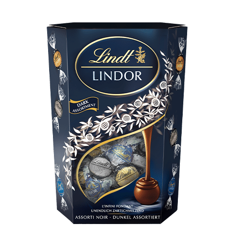 Lindor Dunkel Assortiert 500g