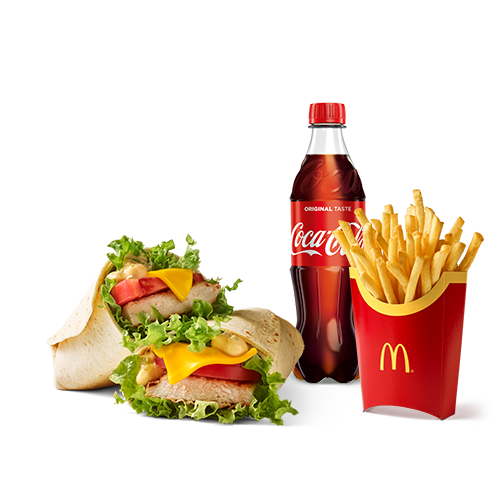 McMenü - Clubhouse Chicken Wrap Filet