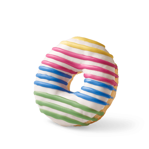 Rainbow Donut