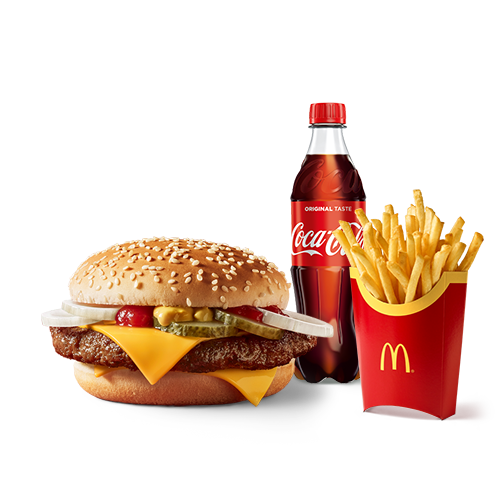 McMenü Glutenfrei Hamburger Royal Käse