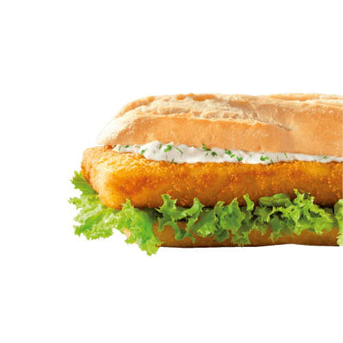 Backfisch-Baguette