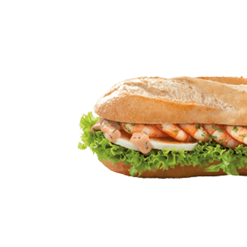 Garnelen-Baguette