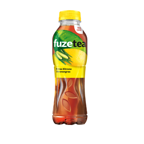 fuzetea 0,5l - Schwarztee Zitrone & Zitronengras
