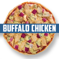 Pizza Buffalo Chicken (scharf)