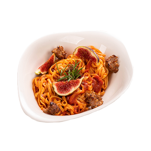 Pasta Salsiccia con Fichi