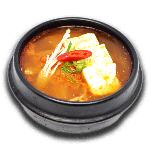 Kimchi-Suppe (scharf)