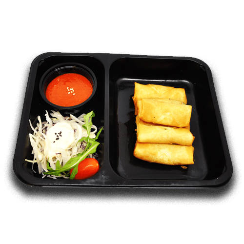 Mini-Frühlingsrollen (vegetarisch, 6 Stück)
