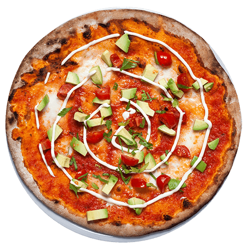 Pizza Avocado (vegetarian)