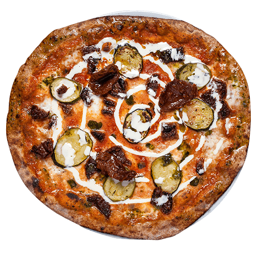 Wholemeal Pizza & Zucchini (vegetarian)