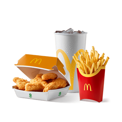 9er Chicken McNuggets McMenü