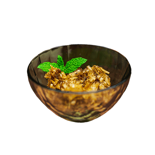 Gebratene Kokosnuss (vegan)