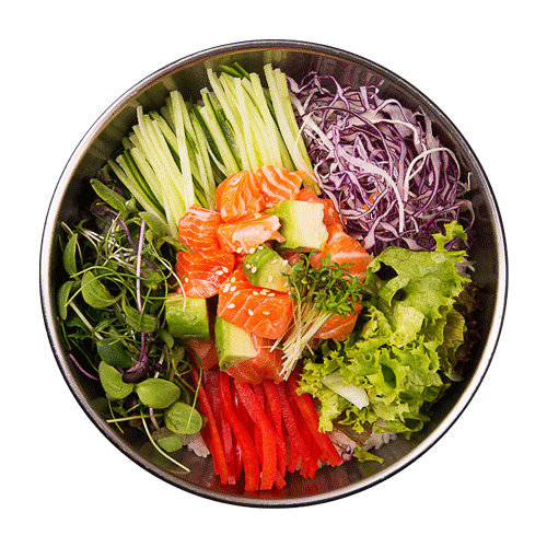 Spicy Salmon Deopbap (scharf)
