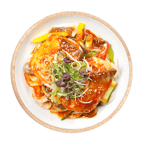 Ssamjang Lachs (pikant)