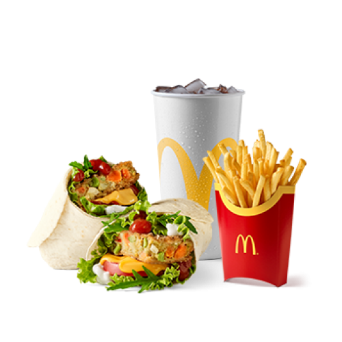 Tomato Salsa Veggie Wrap McMenü