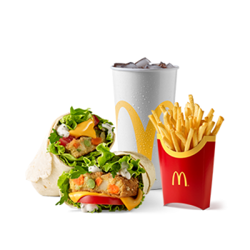 Fresh Veggie Wrap McMenü