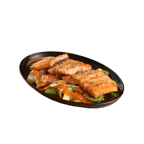 Salmon teriyaki