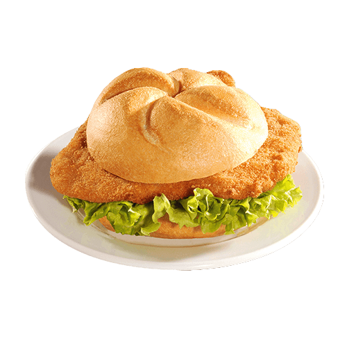 Schnitzel-Semmel vom Schwein