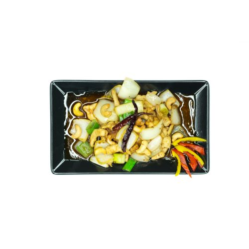 Gai Pad Med Mamuang (scharf)