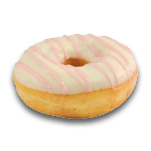 Donut Berry & White