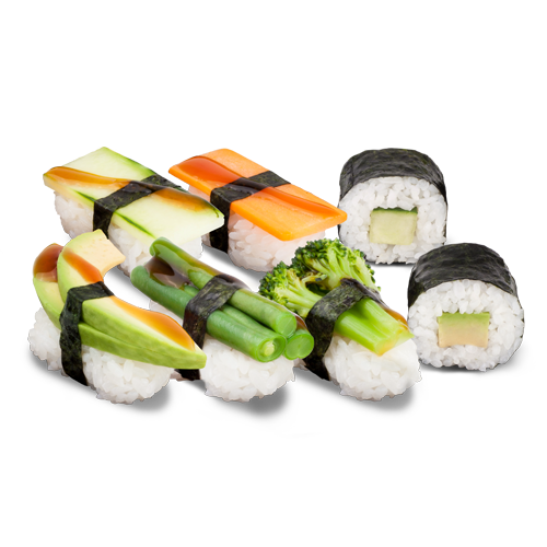 Yasai Gemüse Sushi (6 Stück, vegan)