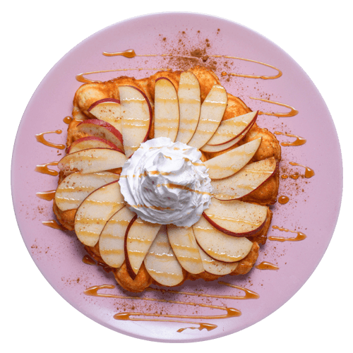 Kenny's Waffle Apple Style