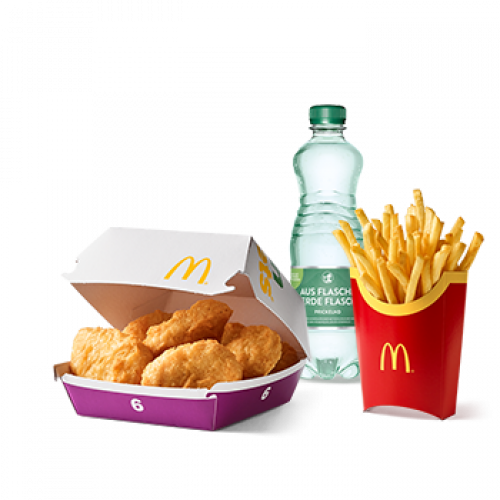 6er Chicken McNuggets McMenü