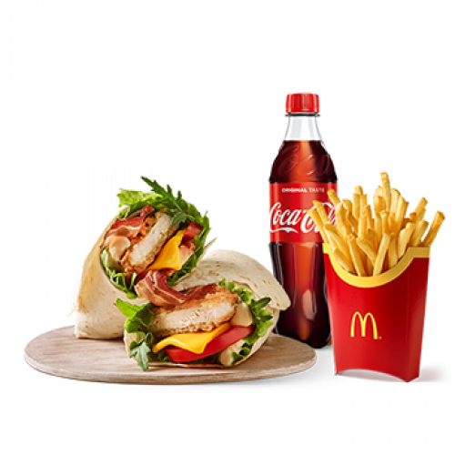Bacon Wrap Honey Mustard McMenü