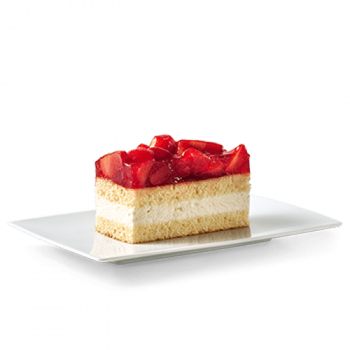 Erdbeer-Buttermilch-Schnitte