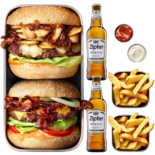 Burger & Bier Sixpack