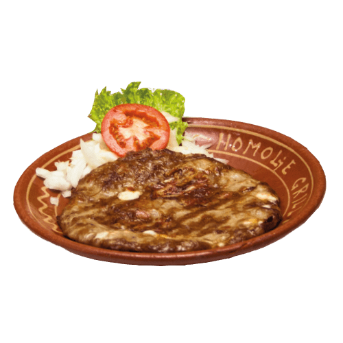Minced meat steak Homolje style
