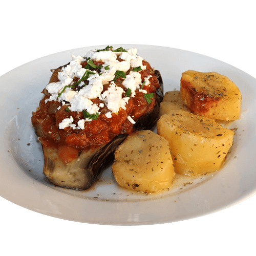 Melanzani gegrillt (vegetarisch)