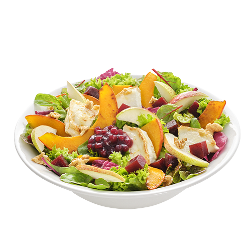 Kürbis-Ziegenkäse-Salat