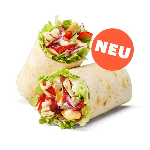 Cheesy Gouda Chicken Wrap