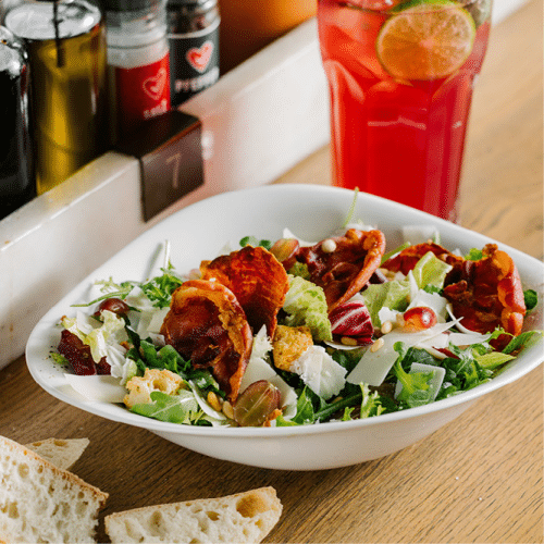 Insalata con Prosciutto Crudo e Uva