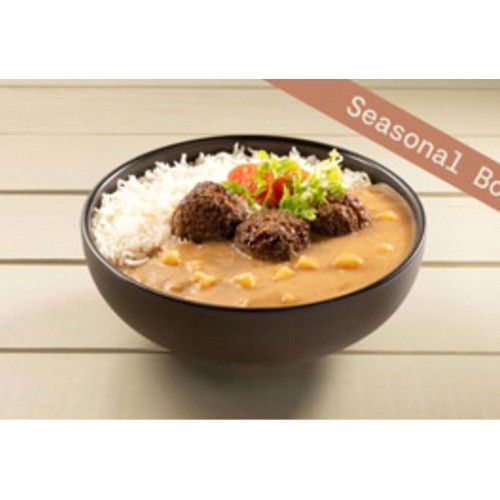 COZY MARONI CURRY with BIO BEEF BALLS