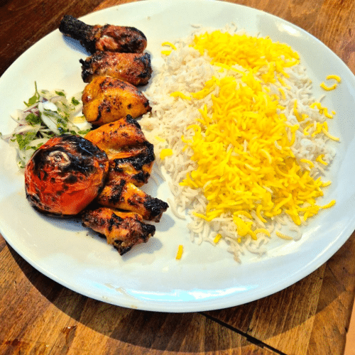 Djudjeh Kabab-Mit Knochen