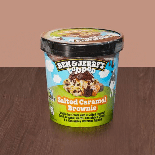 Ben & Jerry's Topped Salted Caramel Brownie (465ml)