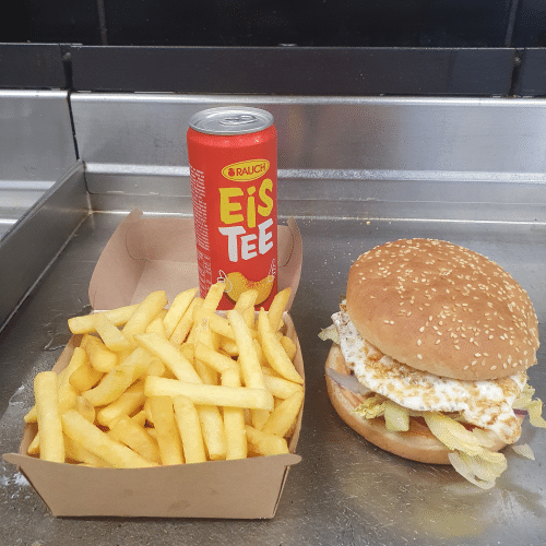 Egg Burger Menü