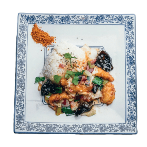 Wok mit Süß-Saurem Huhn