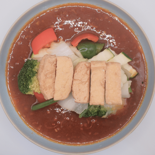 Dau Xao Xa Ot (leicht scharf, vegan)