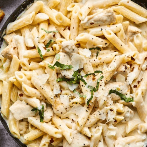 Penne con Pollo