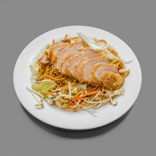 Nudeln mit knuspriger Ente