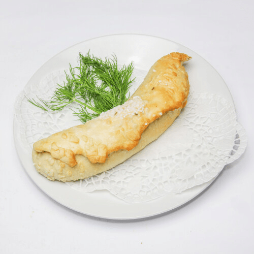 Eingebackenes Würstel