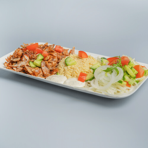 Kebap Teller Geflügelfleisch