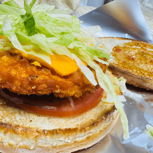 Spicy Chicken Burger (scharf)