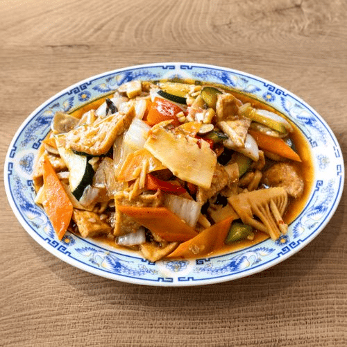 Tofu nach Sichuan Art (scharf)